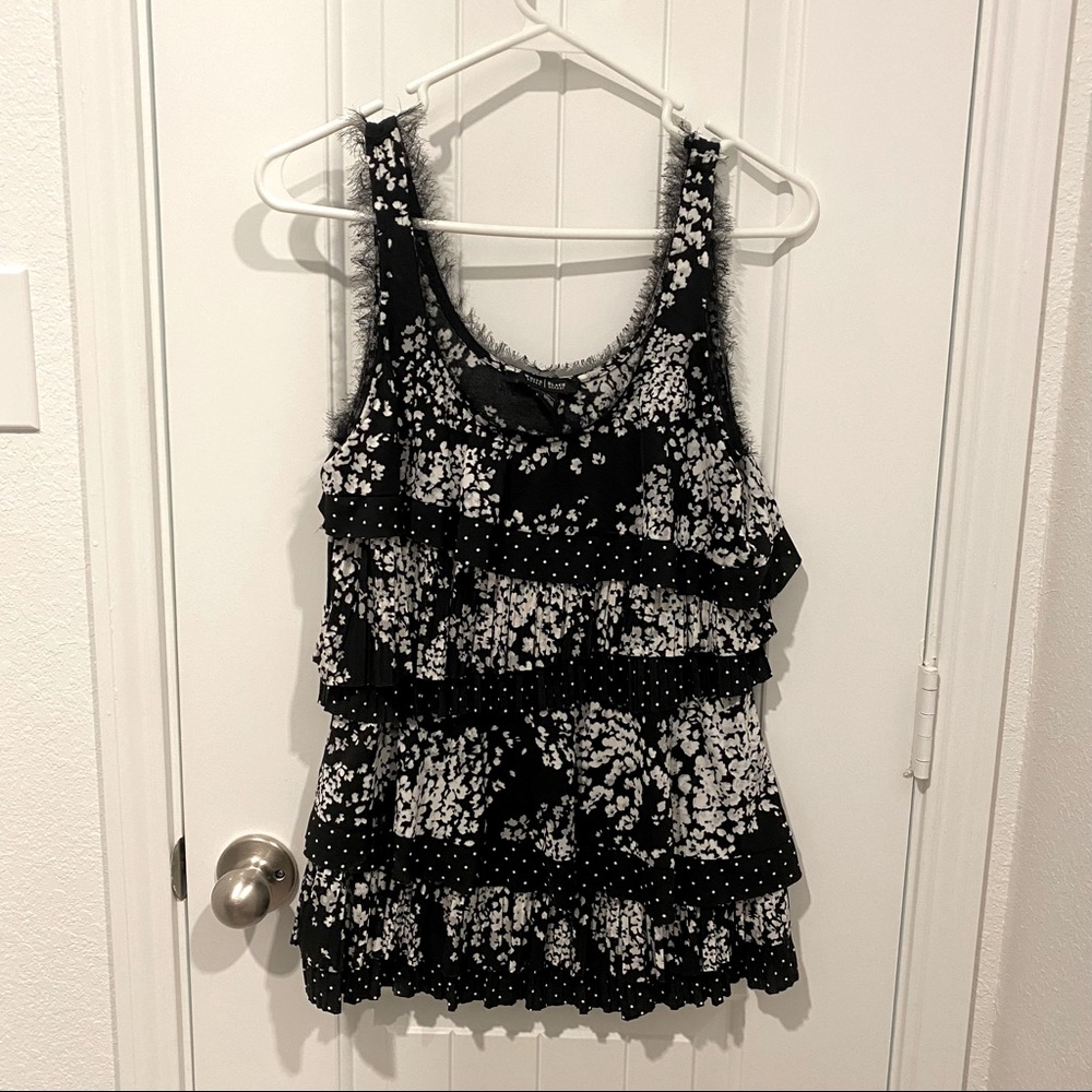 White House Black Market Layered Blouse